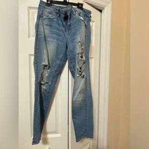American eagle distressed skinny jeans